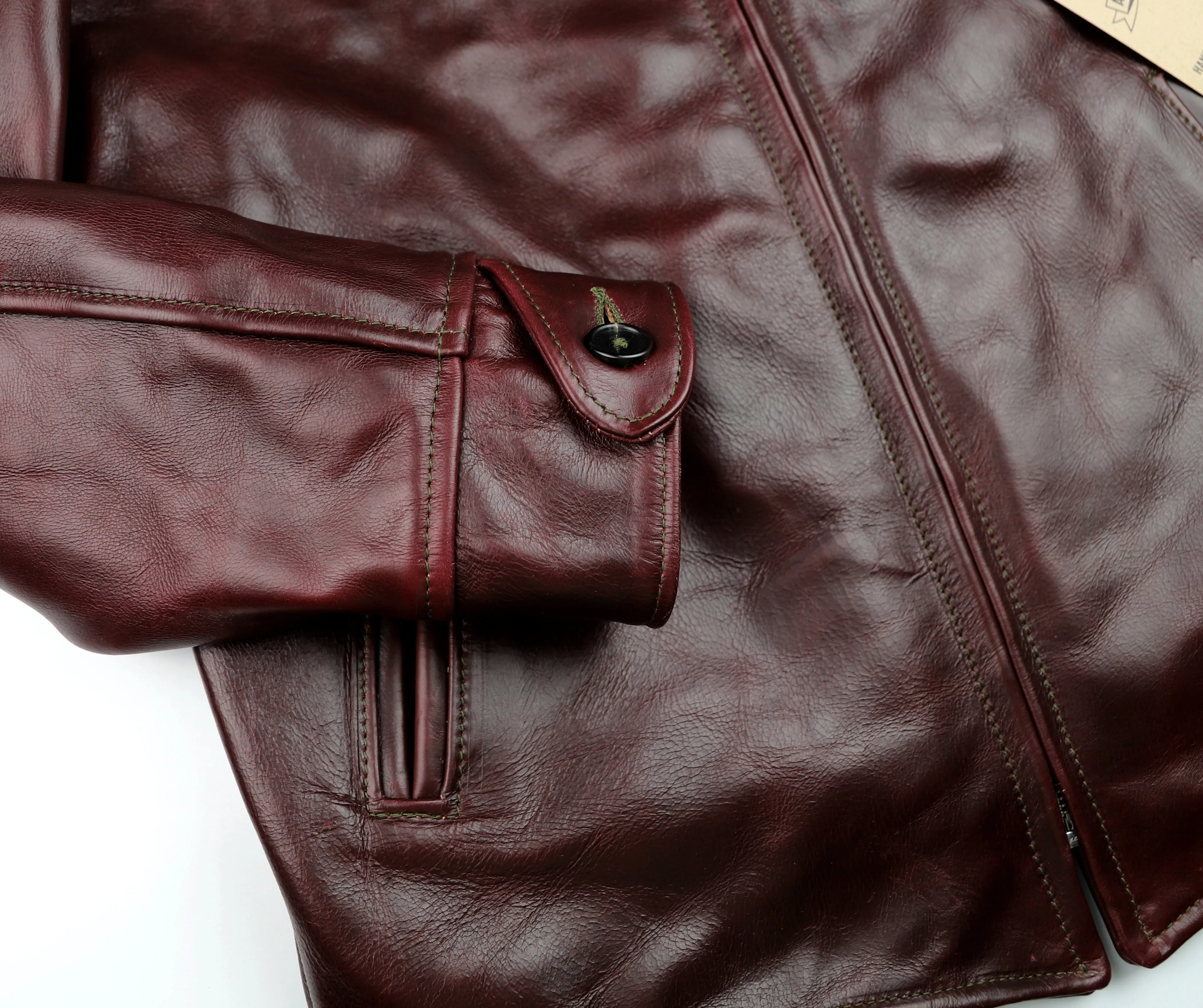 Aero 1930s Half Belt, size 44, Cordovan CXL Steerhide