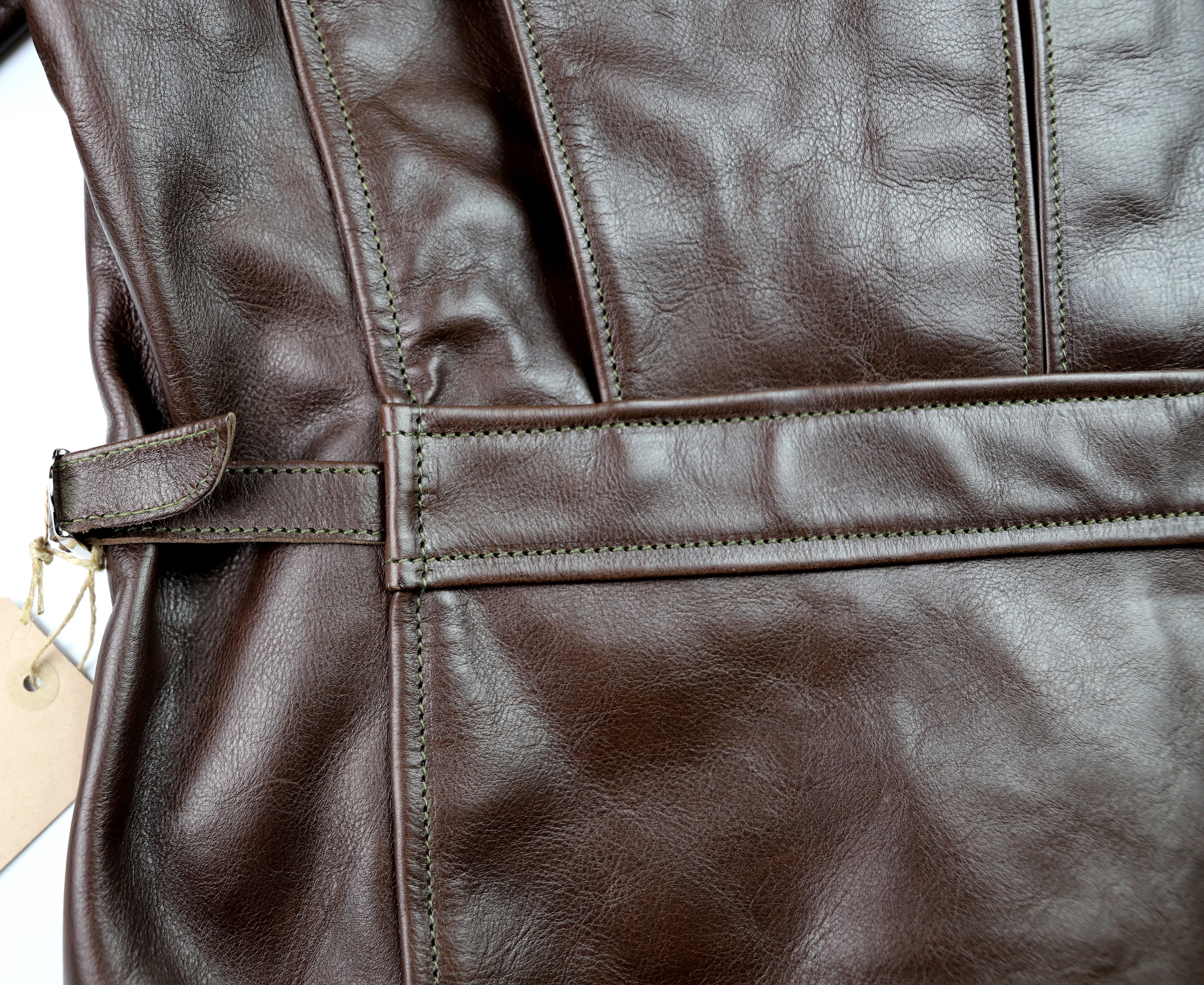 Aero Everyman Half Belt, size 42, Seal Vicenza Horsehide