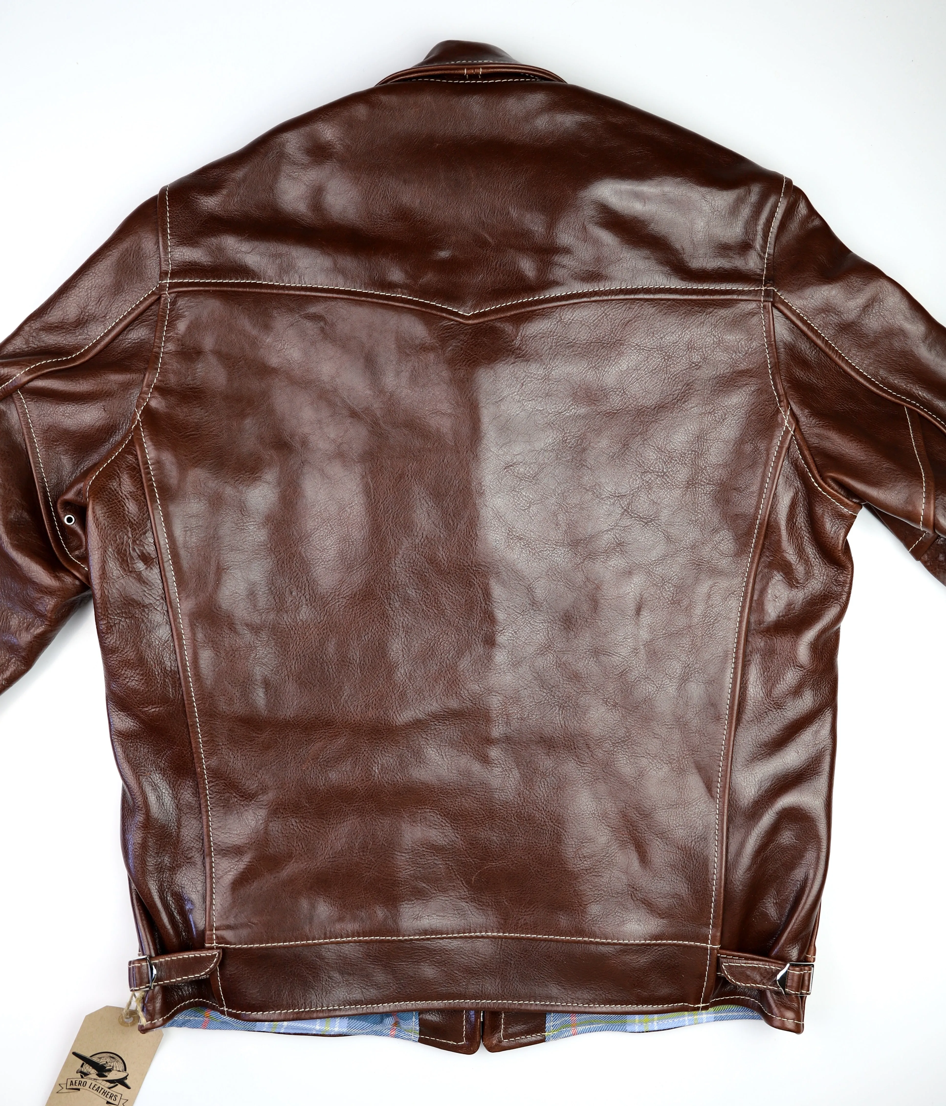 Aero Premier Highwayman, size 40, Tobacco Badalassi Cowhide