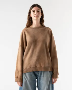 B Sides Shibori Sweatshirt in Brown Shibori