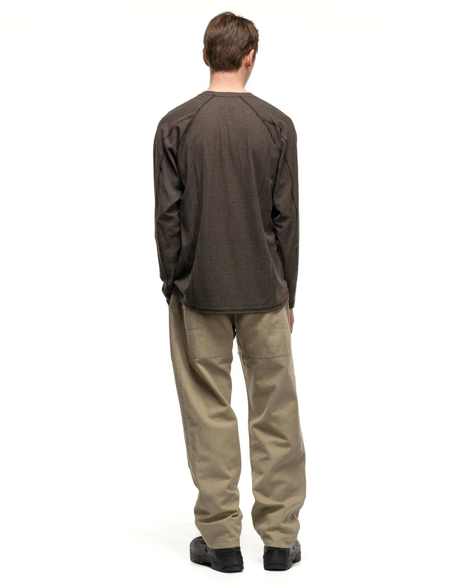 Base Layer Stretch Ripstop Longsleeve Dark Brown