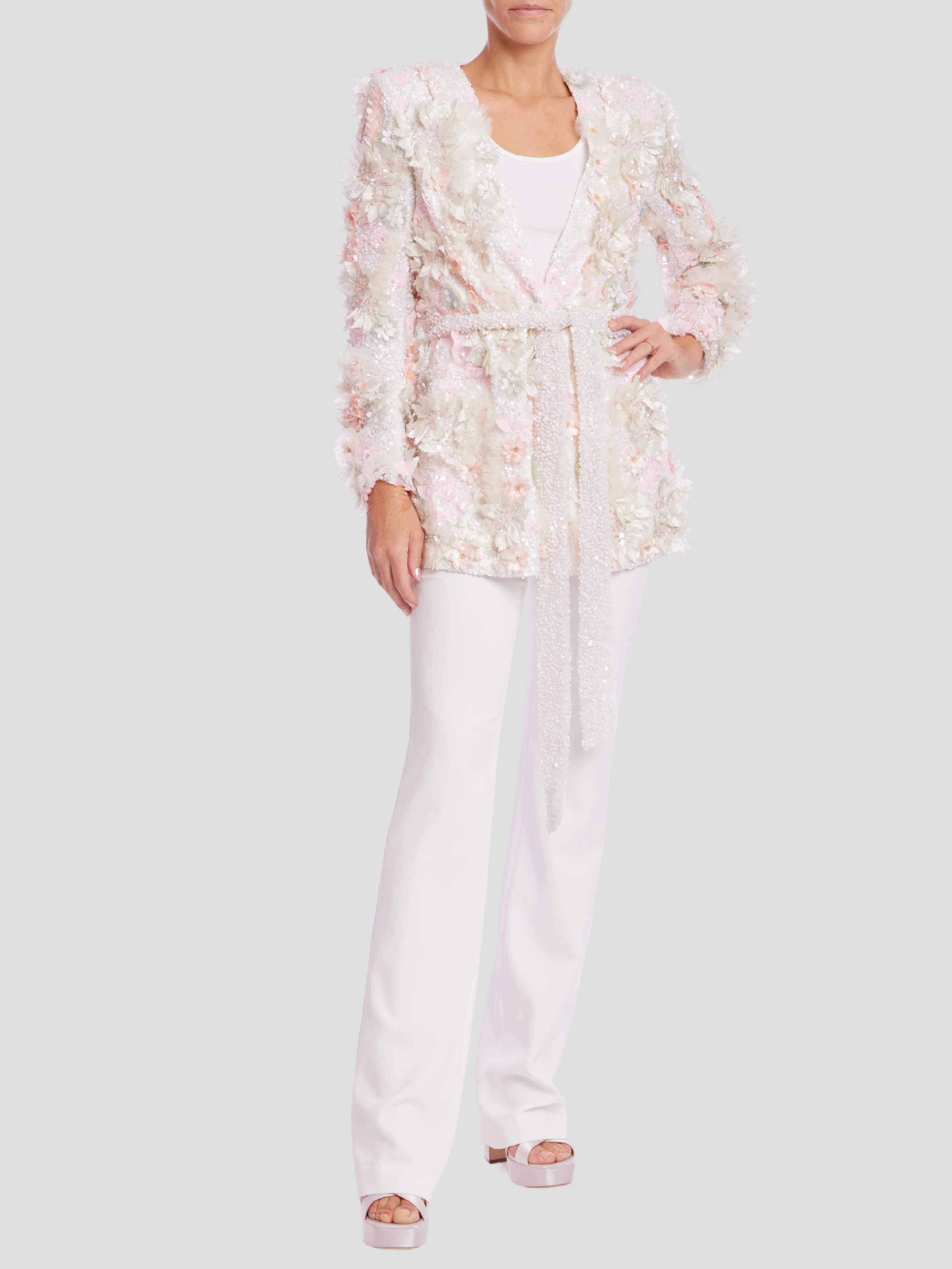 Bead Applique Sequin Jacket