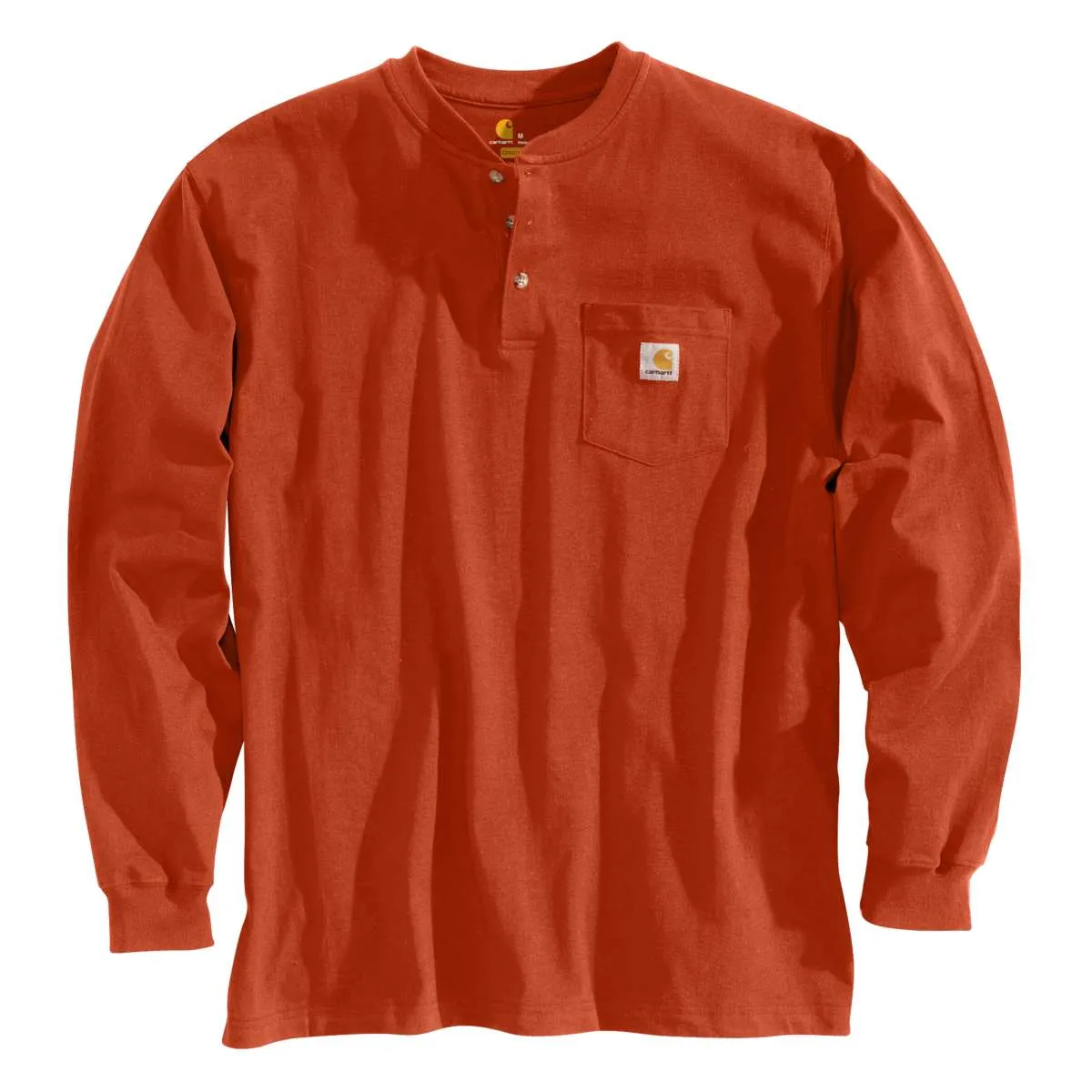 Carhartt Men's Chili Workwear Pocket Long Sleeve Henley
