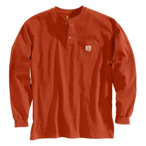 Carhartt Men's Chili Workwear Pocket Long Sleeve Henley