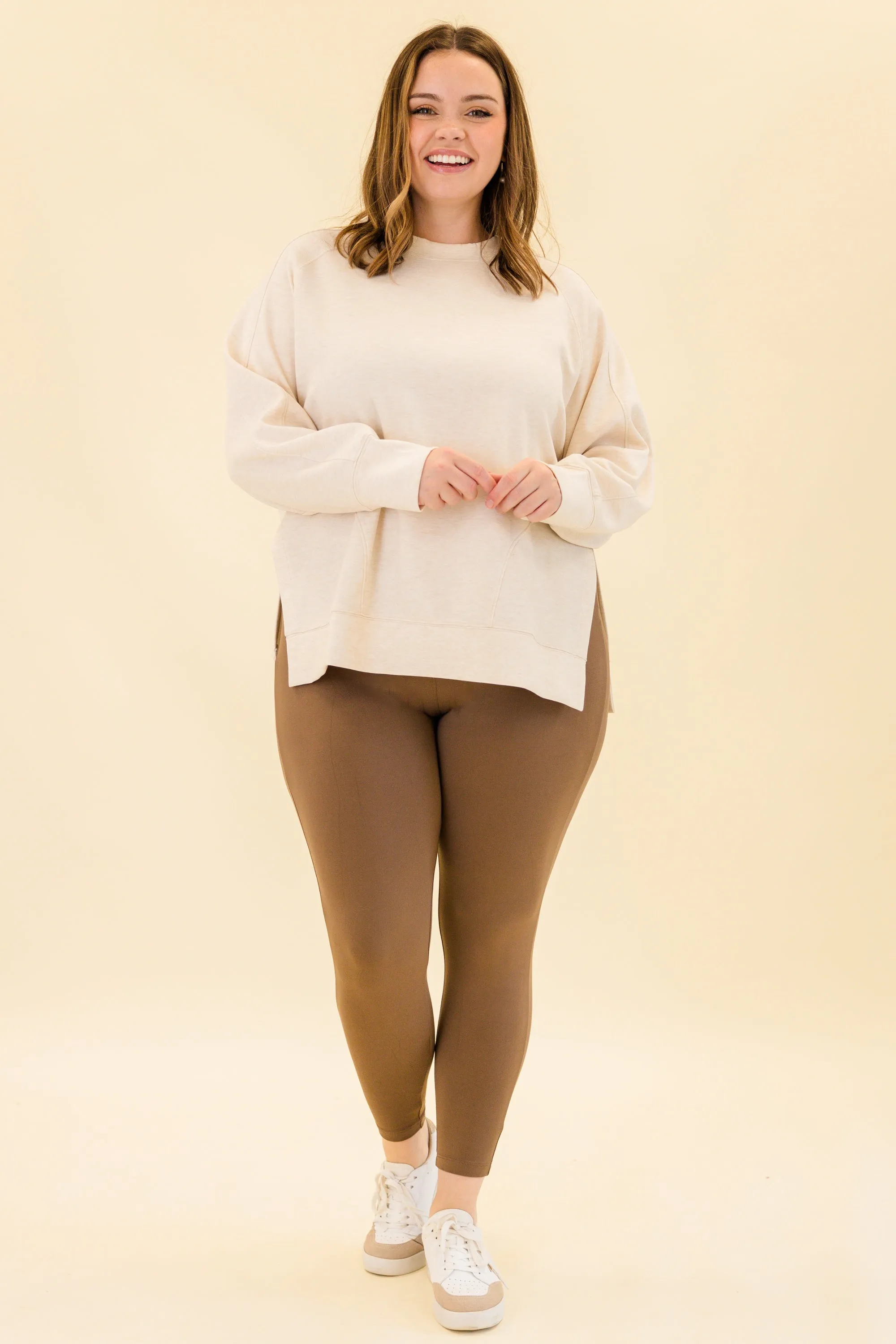 Cozy Lifestyle Leggings, Mocha