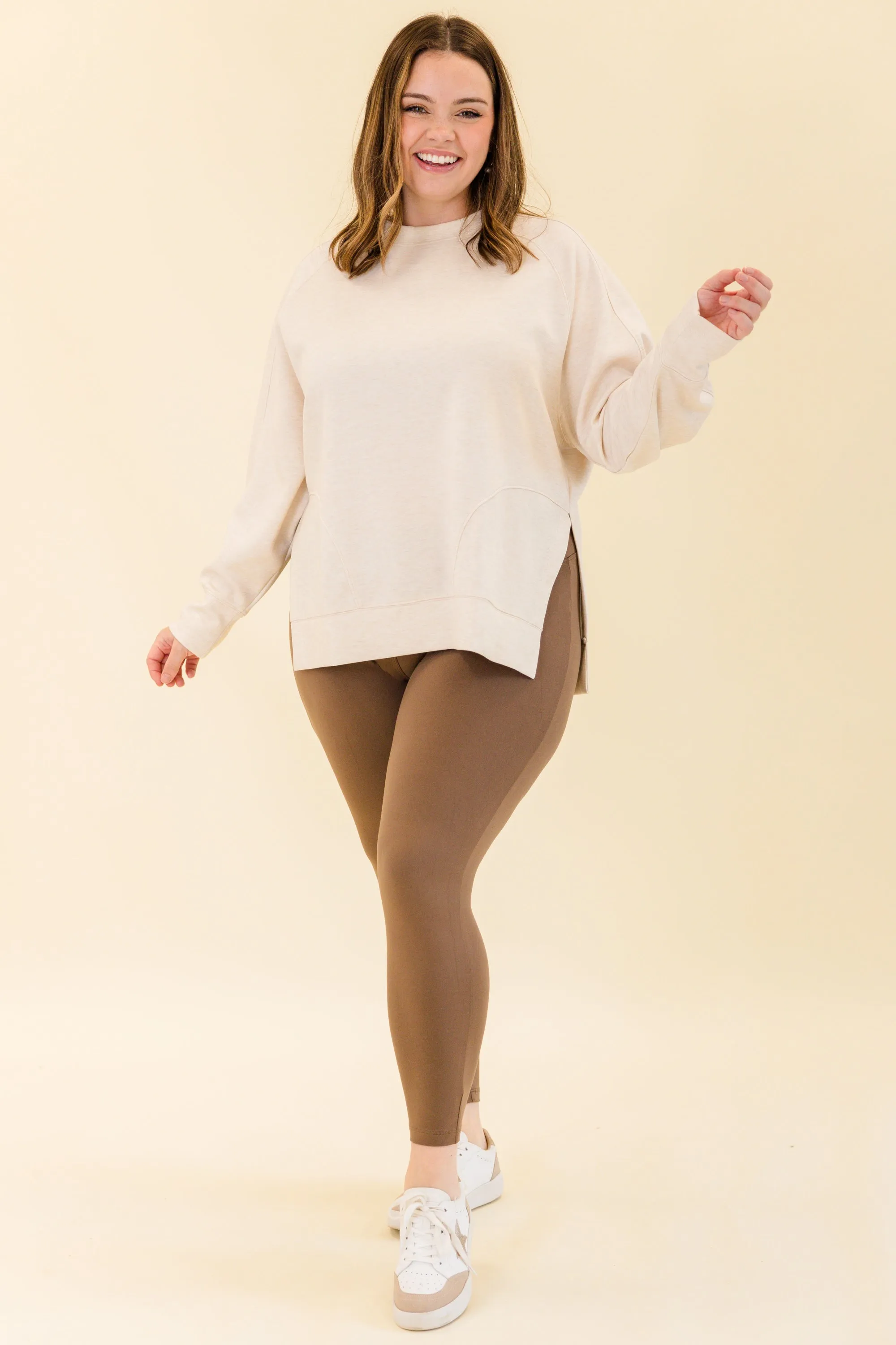 Cozy Lifestyle Leggings, Mocha