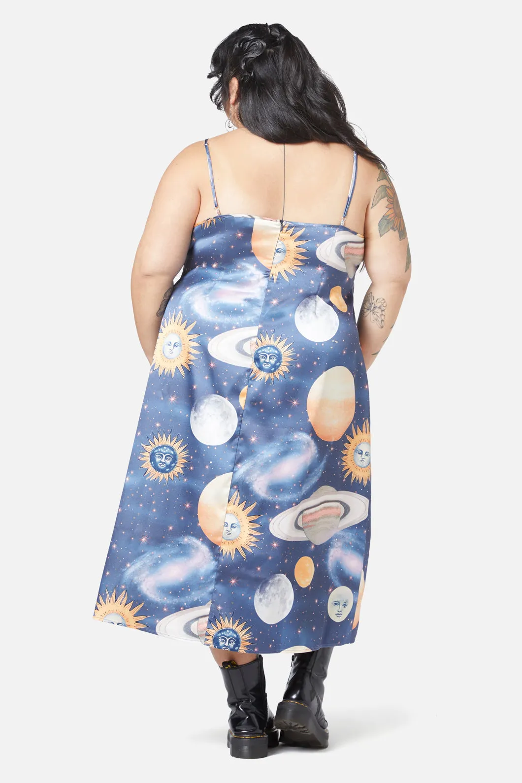 Curve Moonlit Satin Dress