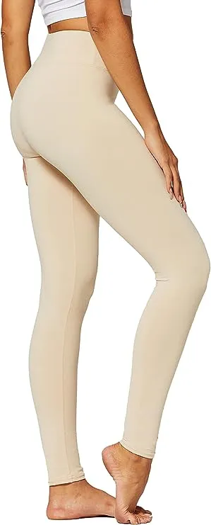 High Waist Pink Stretch Leggings