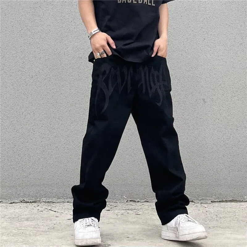 Hip Hop Denim Pants