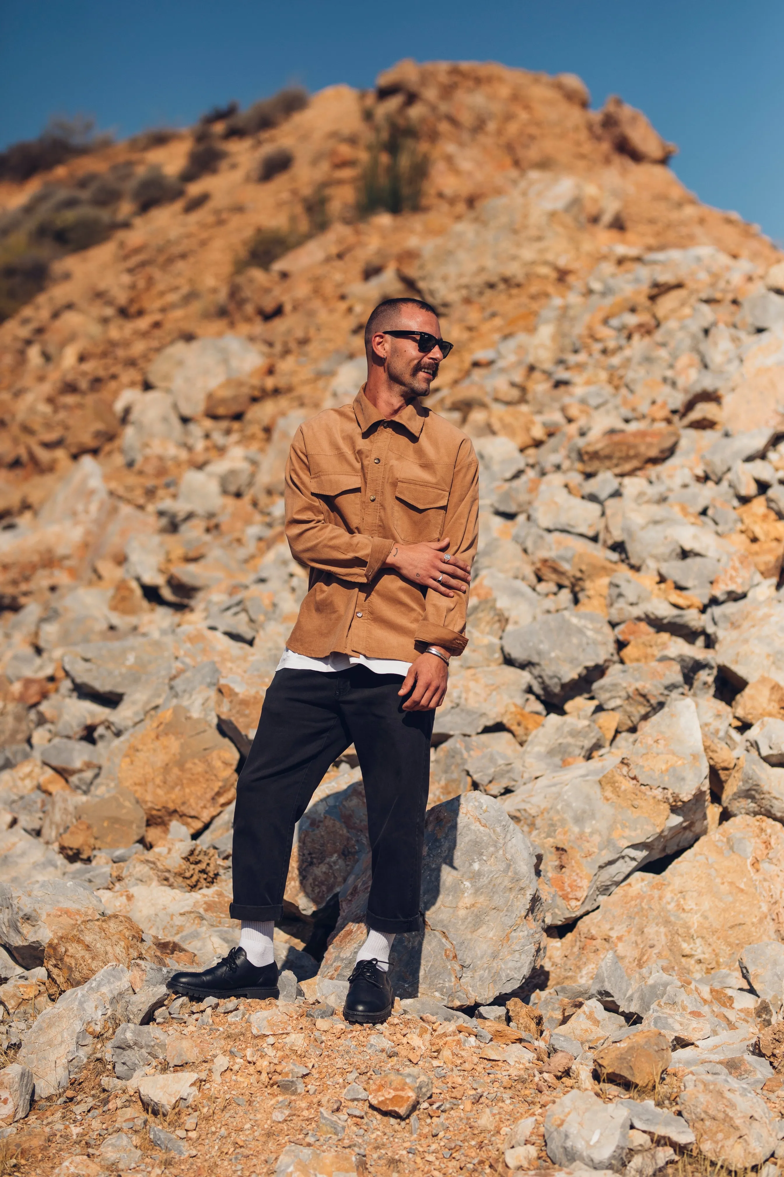 Honey  Unisex Corduroy Shirt