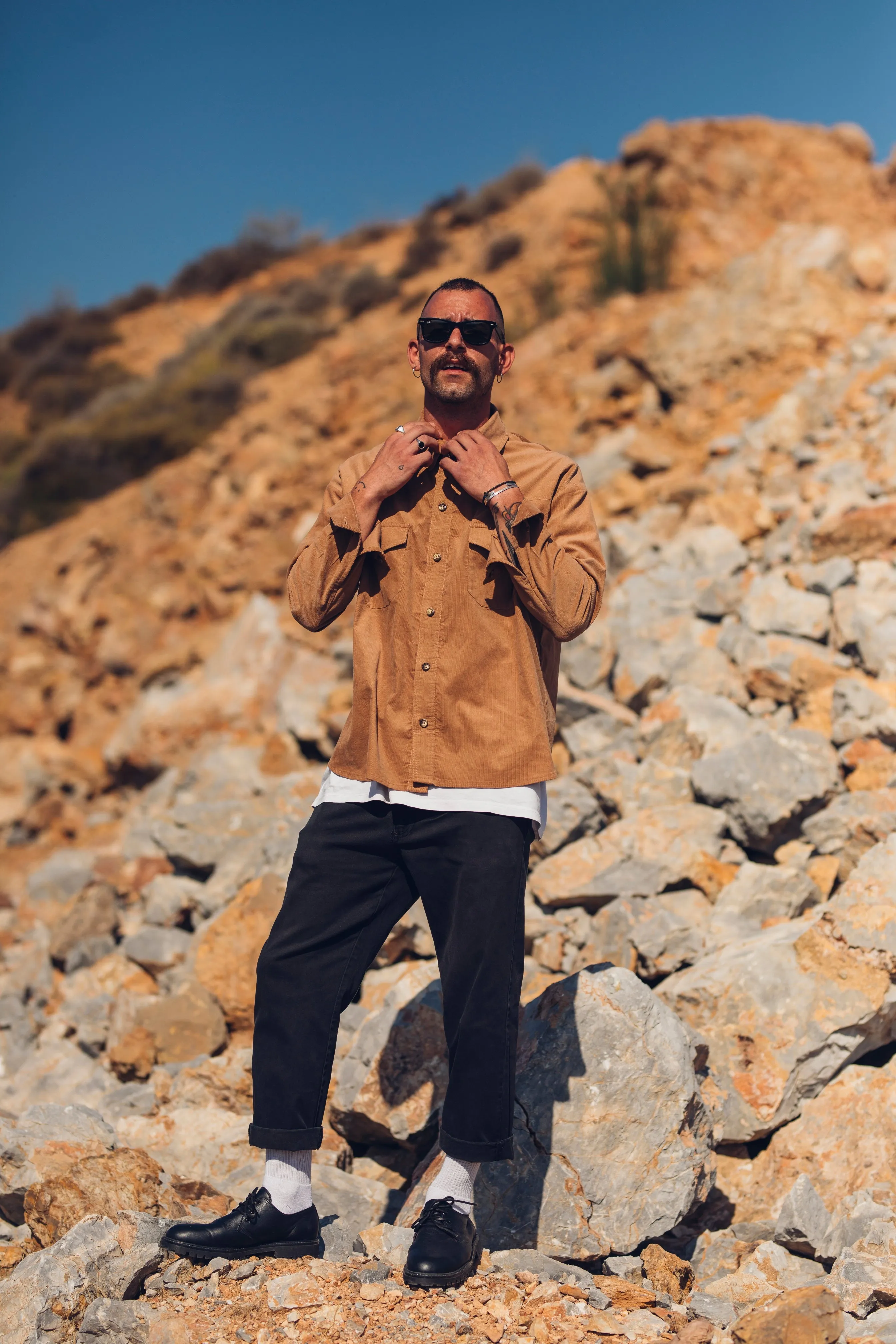 Honey  Unisex Corduroy Shirt