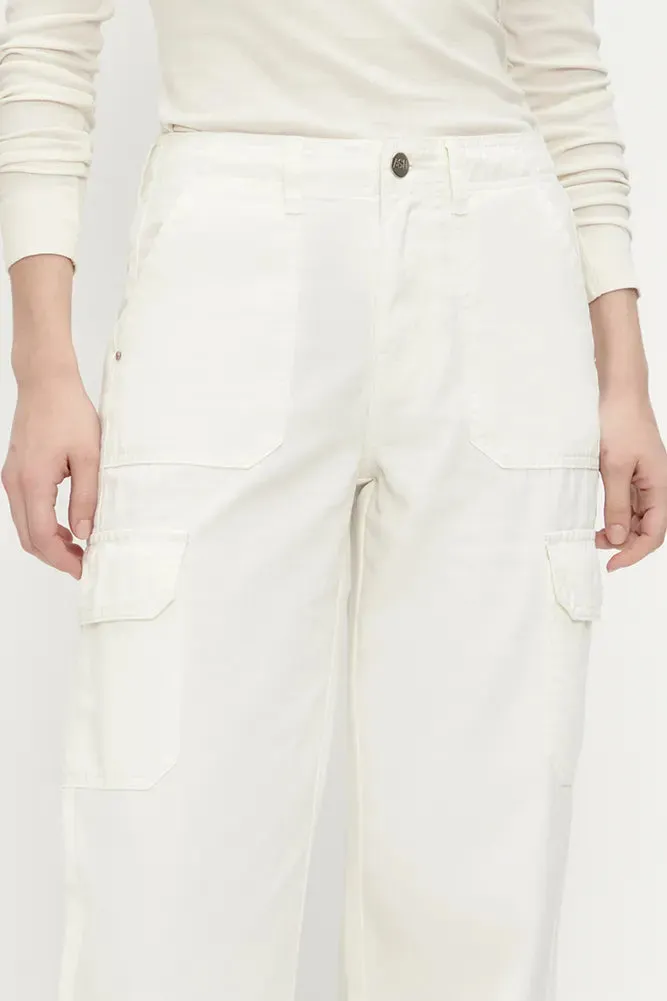 Jeans Mujer Liso Blanco