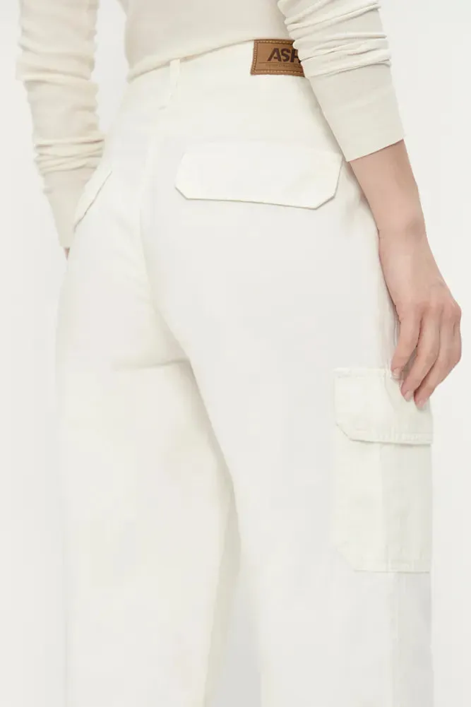 Jeans Mujer Liso Blanco