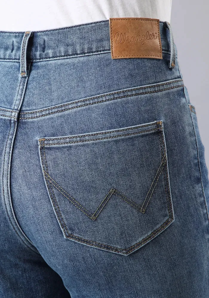 Jeans Mujer Slim Mid Rise Blue Love