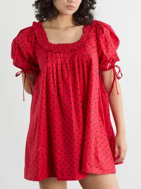 Jemima Mini Dress - Red Cherries