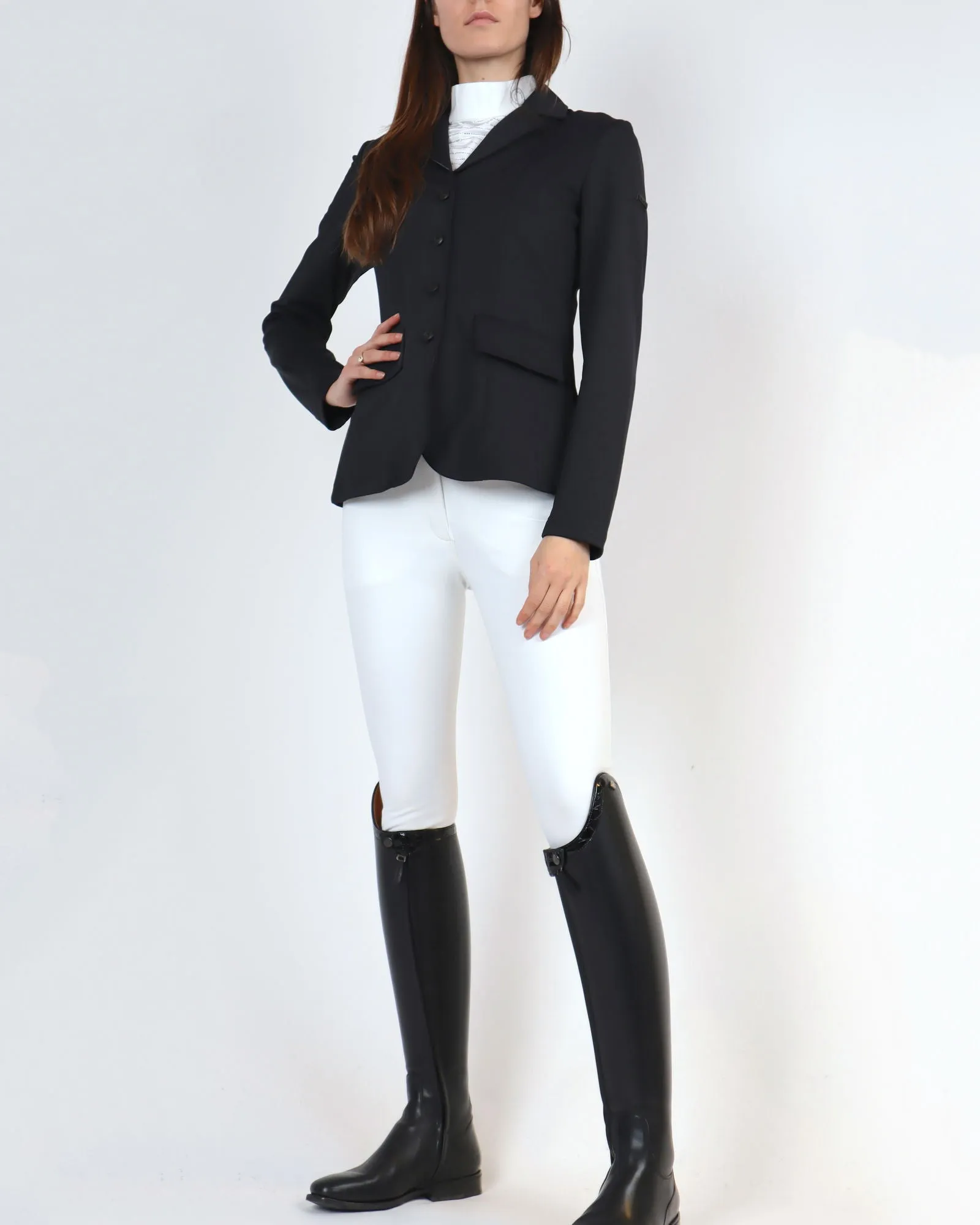 Kathy Zipper Competition Jacket - Black