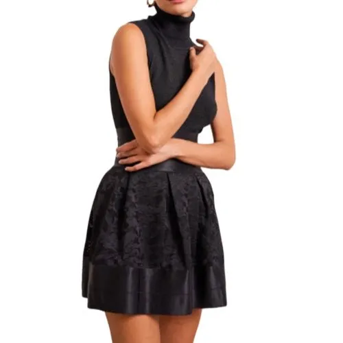 Lace Tulip Mini Skirt