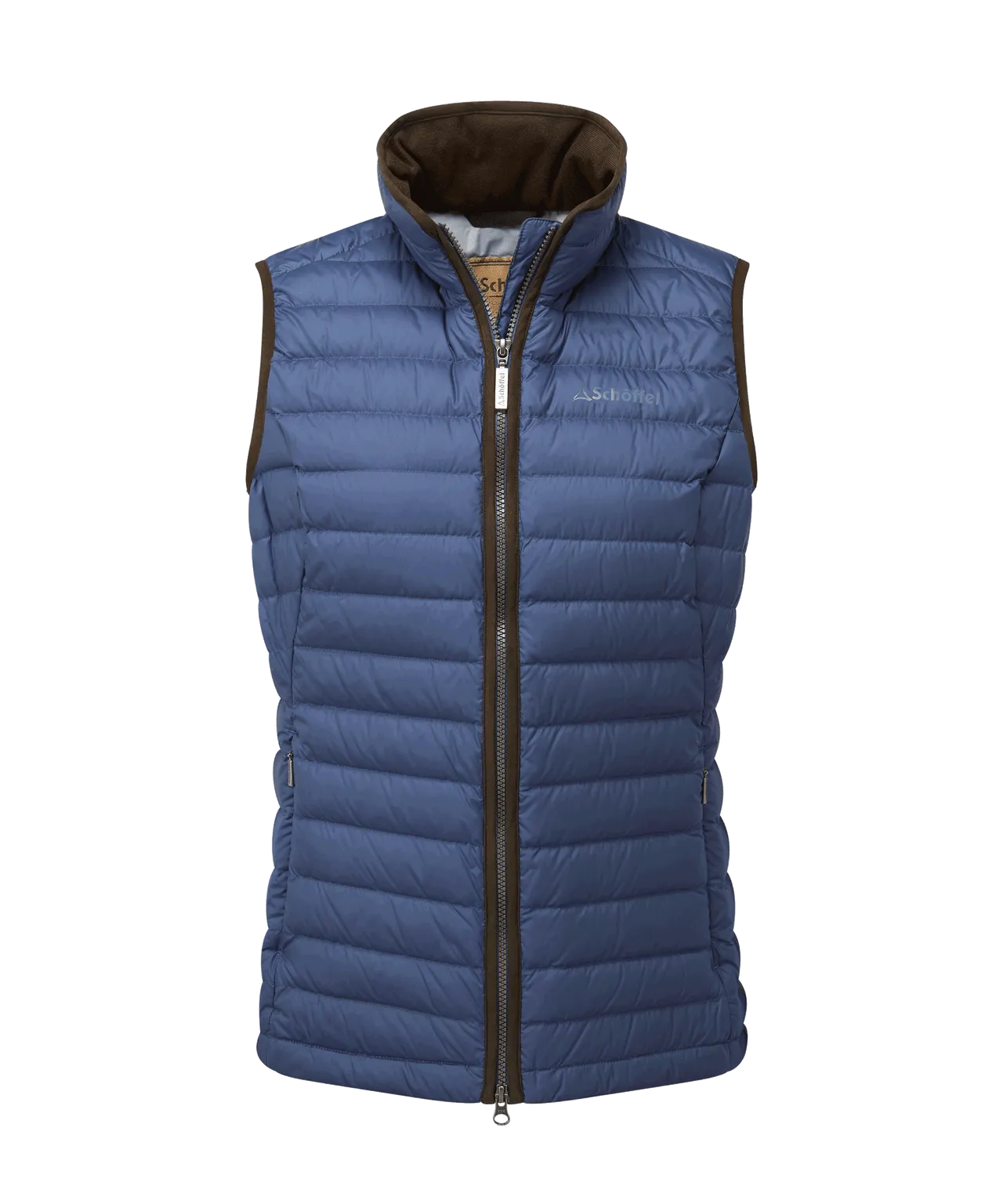 Launde Down Gilet Stone Blue