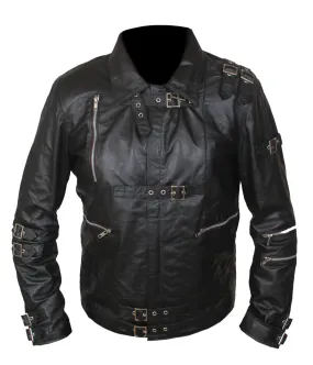 Leather Jackets Hub Mens Genuine Lambskin Leather Jacket (Black, Fencing Jacket) - 1501768