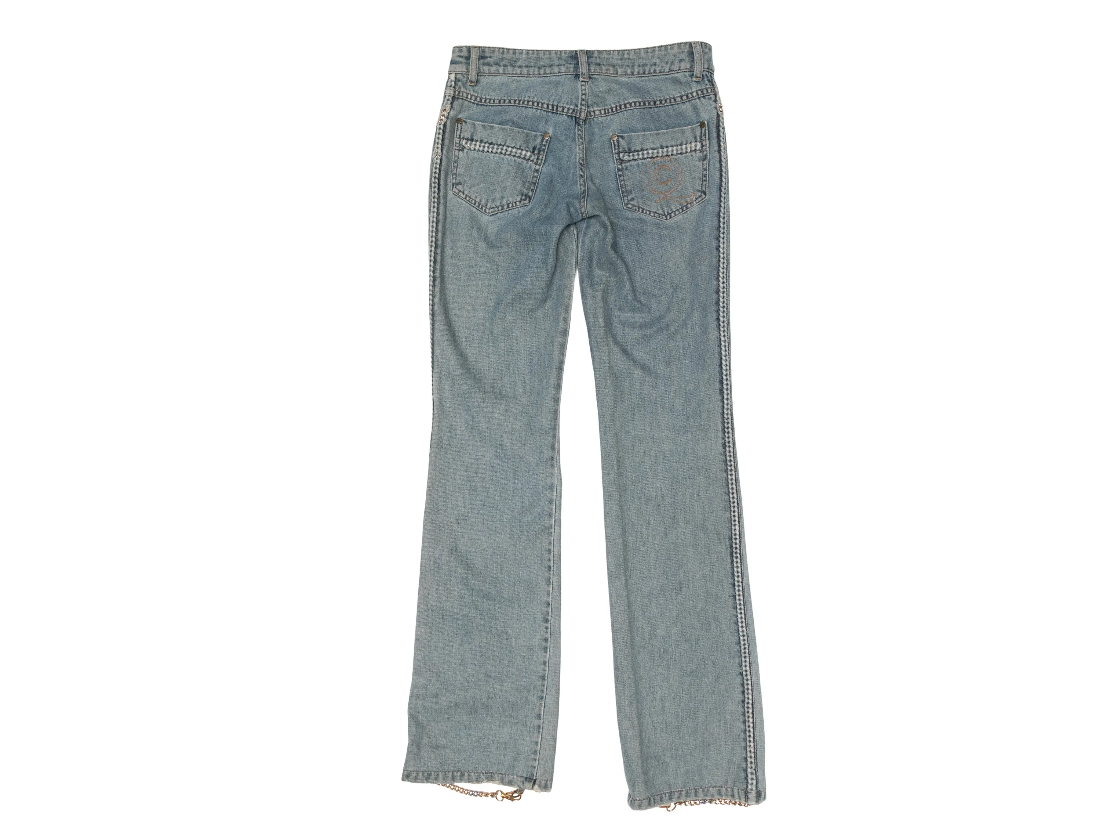 Light Wash Alexander McQueen Low-Rise Jeans Size IT 38