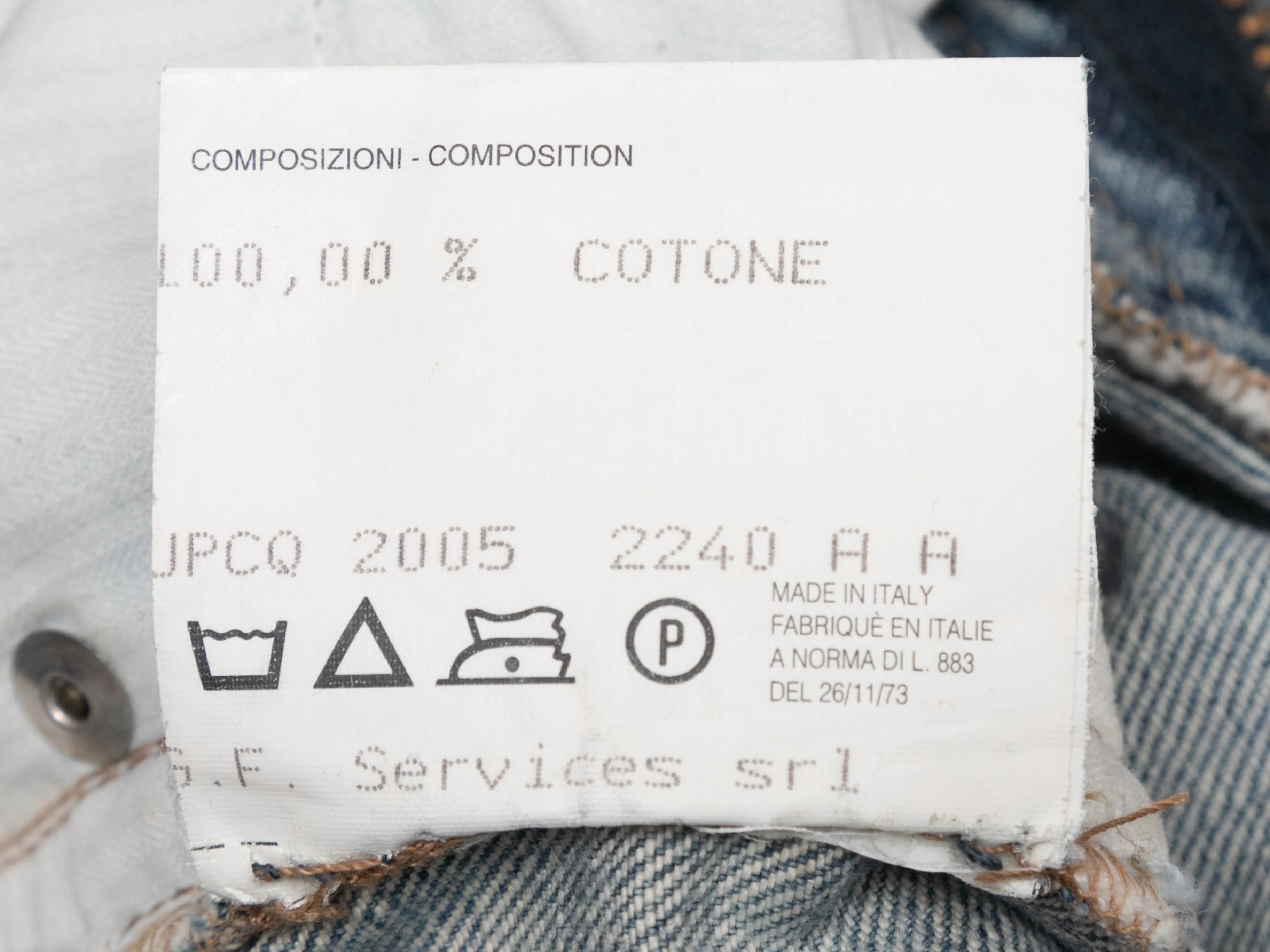 Light Wash Alexander McQueen Low-Rise Jeans Size IT 38