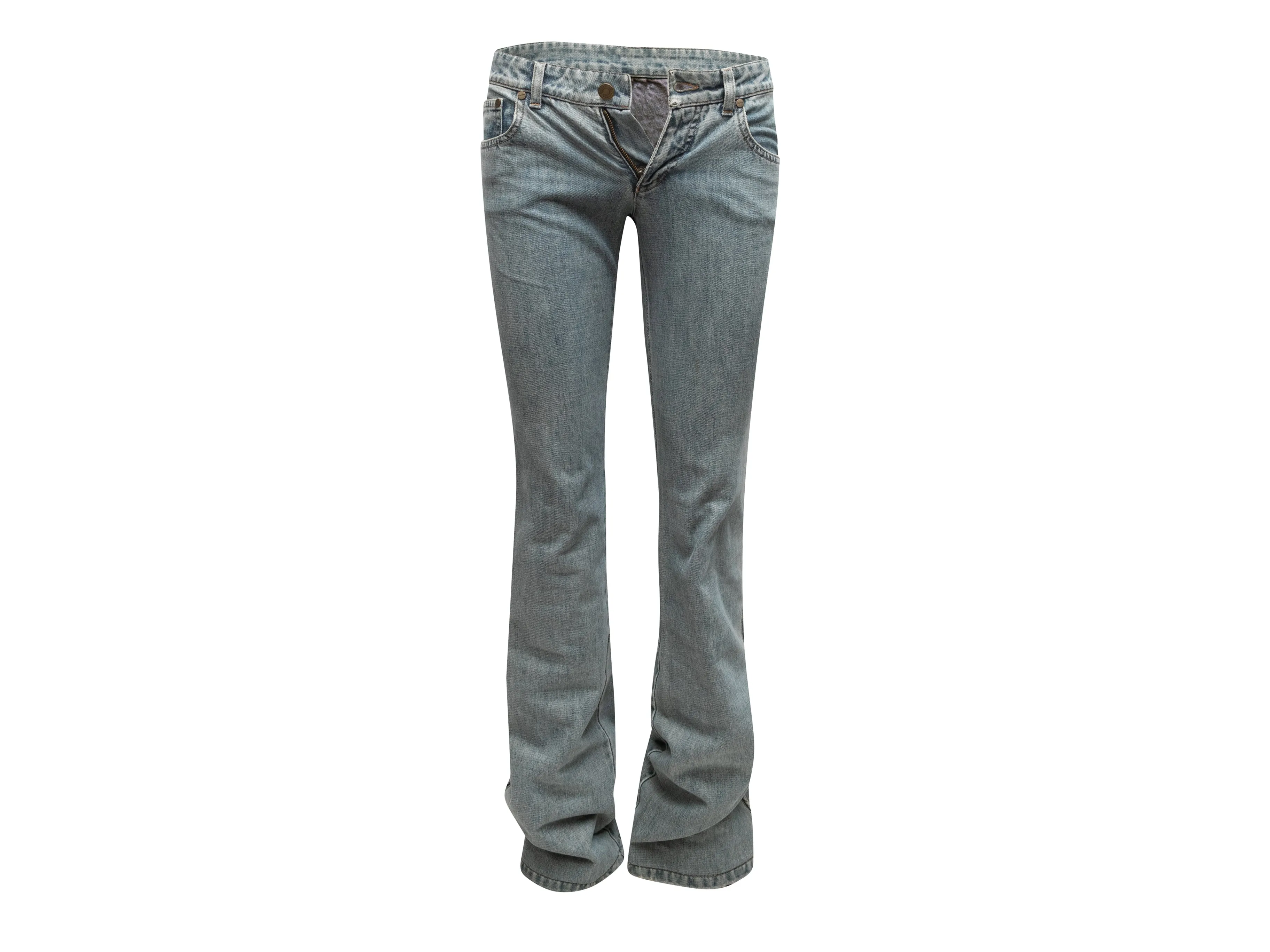 Light Wash Alexander McQueen Low-Rise Jeans Size IT 38