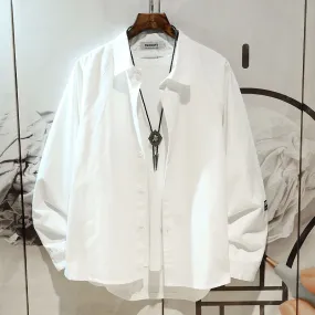 Loose Shirt Jacket Trend Hong Kong Style Japanese Tooling Jacket