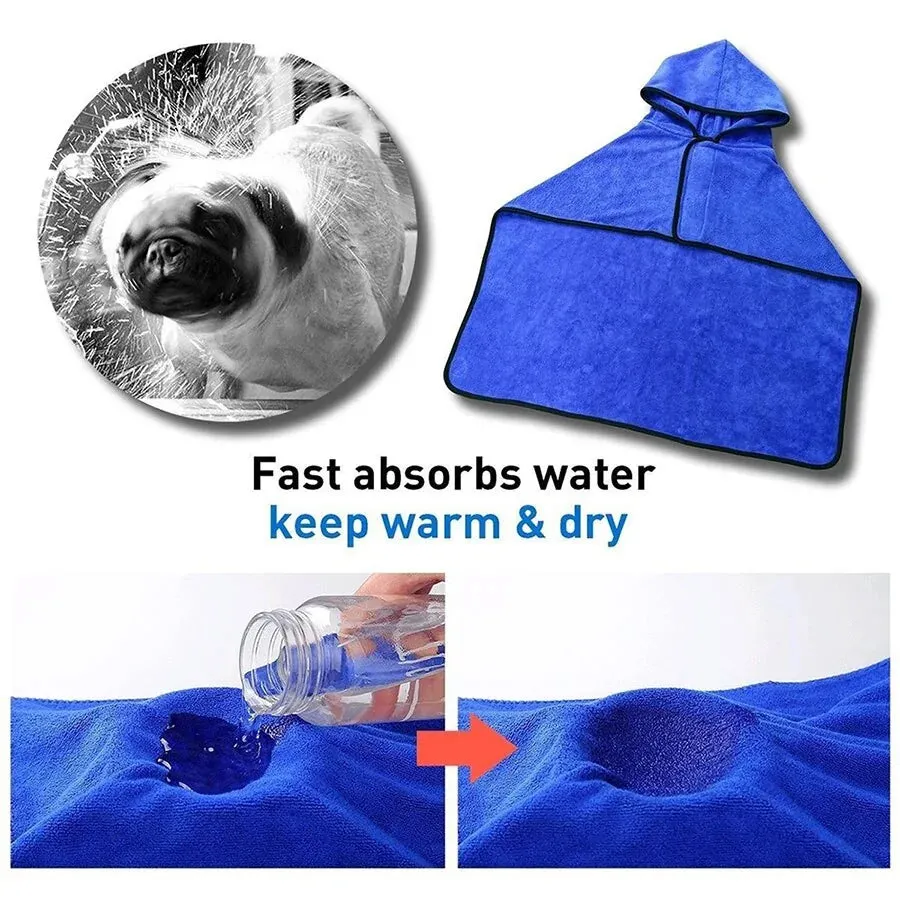 Luxury Pet Bath Set with Microfiber Hat