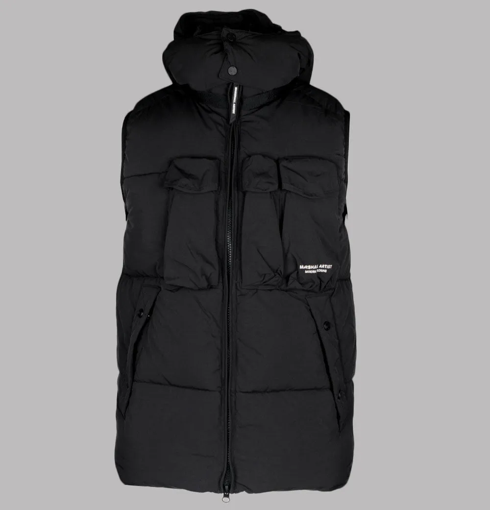 Marshall Artist Multi Pocket Gilet Black