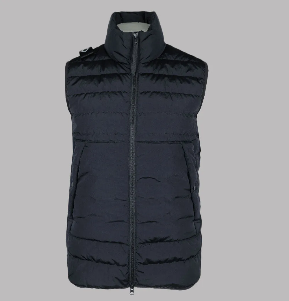 Ma.Strum Down Gilet Jet Black