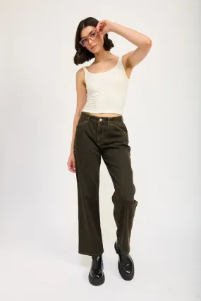 Mid Rise Front Pocket Jeans