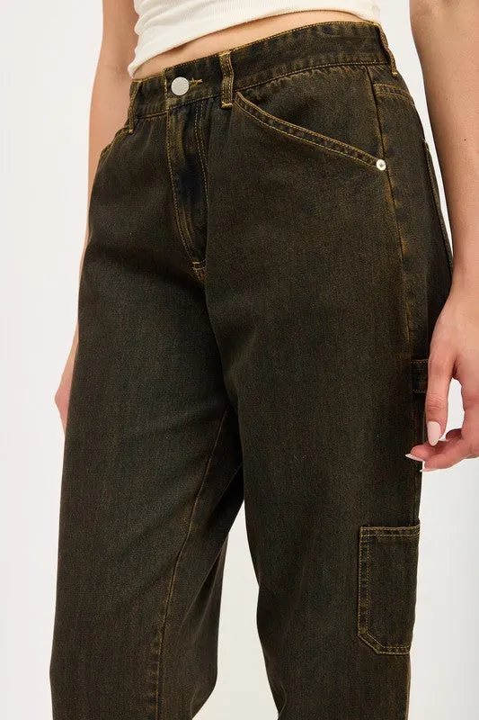 Mid Rise Front Pocket Jeans