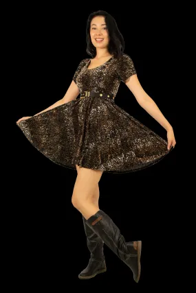 Minkpink Leopard Babydoll Dress
