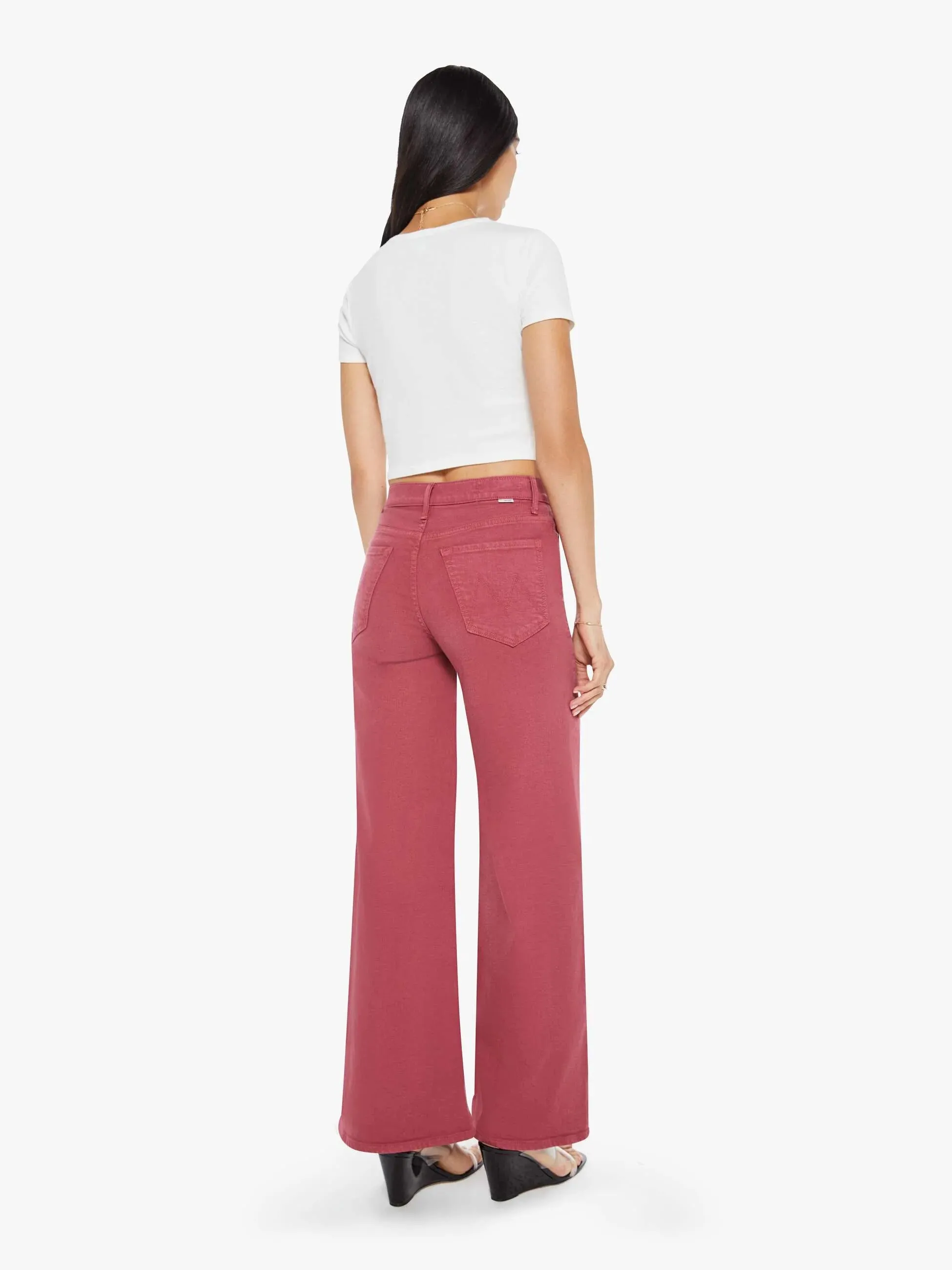 Mo1125 Undercover Wide Leg Pant - Brick Red