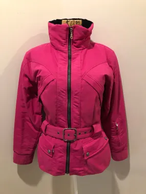 Nils Skiwear Belted Magenta Jacket