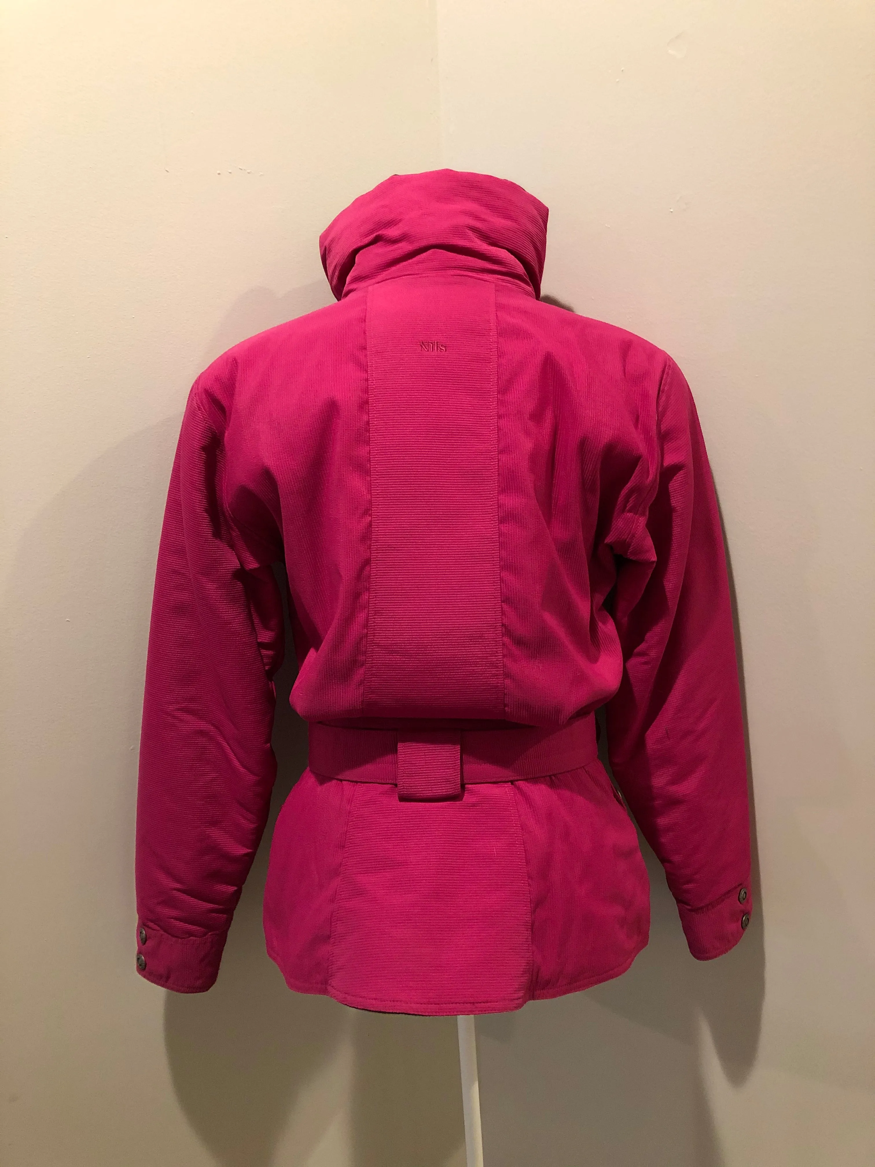Nils Skiwear Belted Magenta Jacket