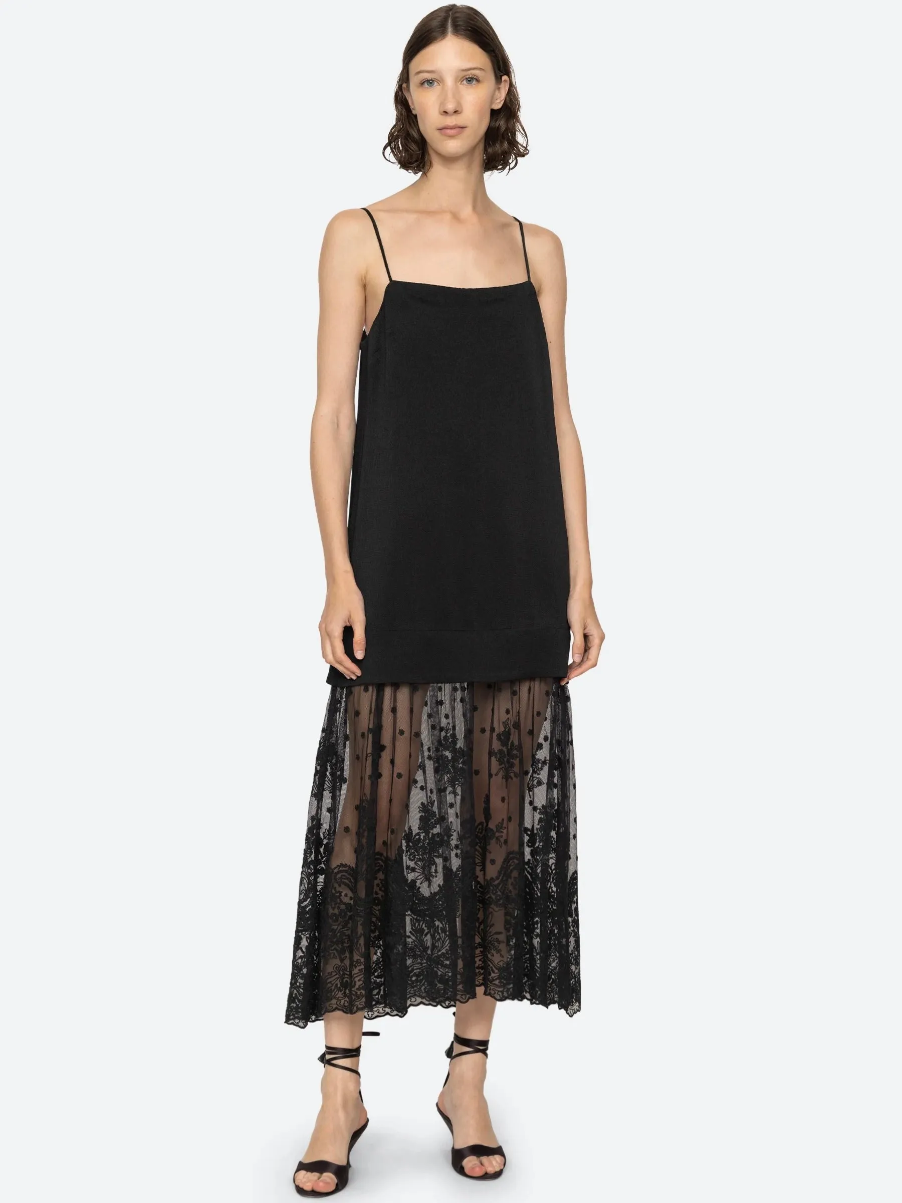 Noa Slip Dress - black