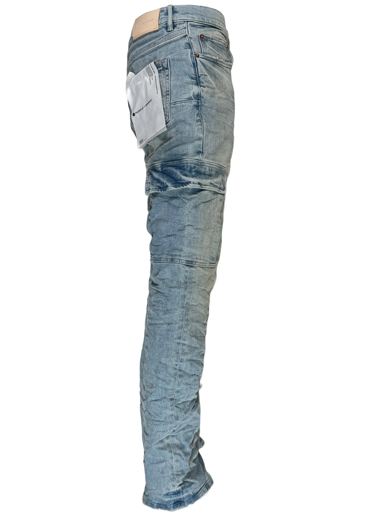Purple Brand Jeans P004-WLIC Worn Light Indigo Cargo