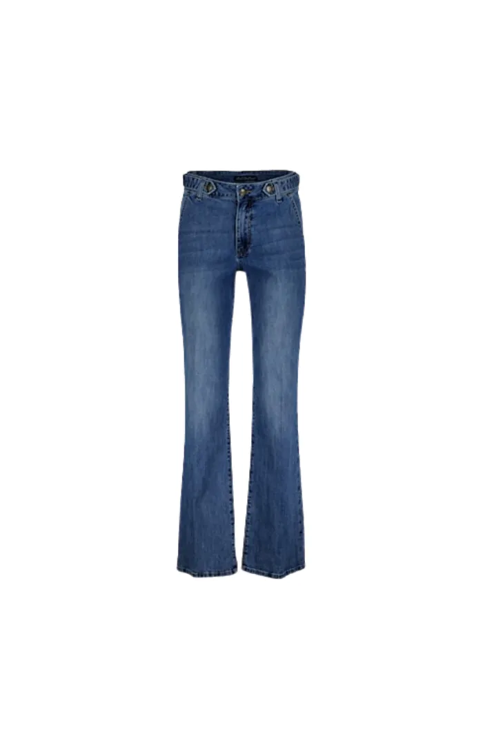 Red Button Colette & Loops Dark Blue
