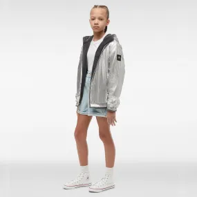 Simcoe Reversible Bunny Jacket - Metallic Silver
