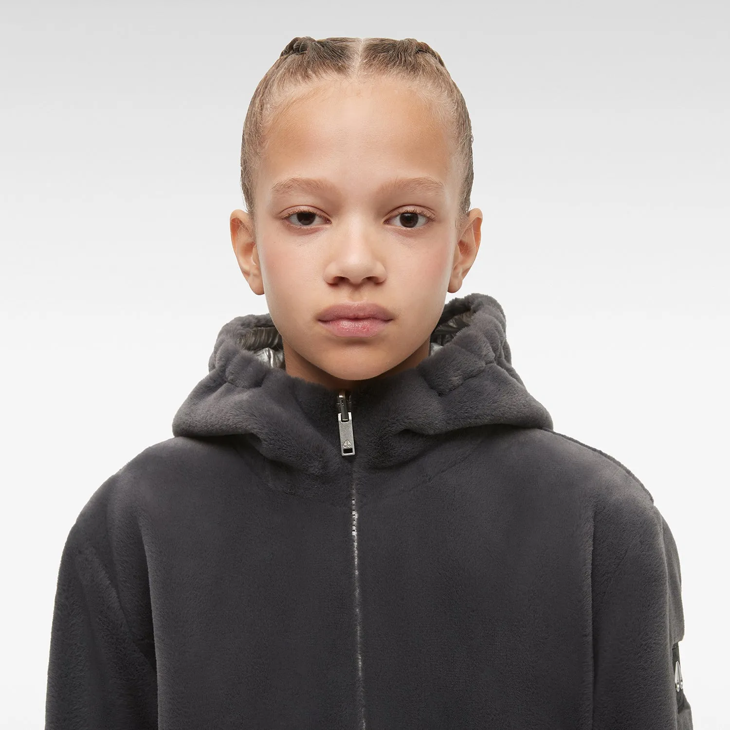 Simcoe Reversible Bunny Jacket - Metallic Silver