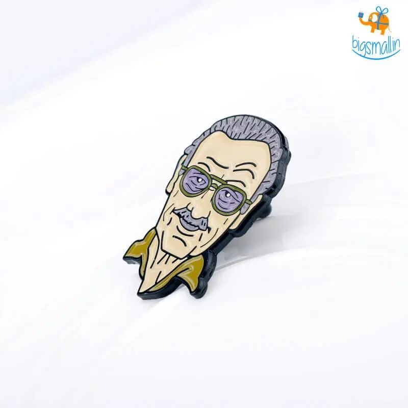 Stan Lee Lapel Pin