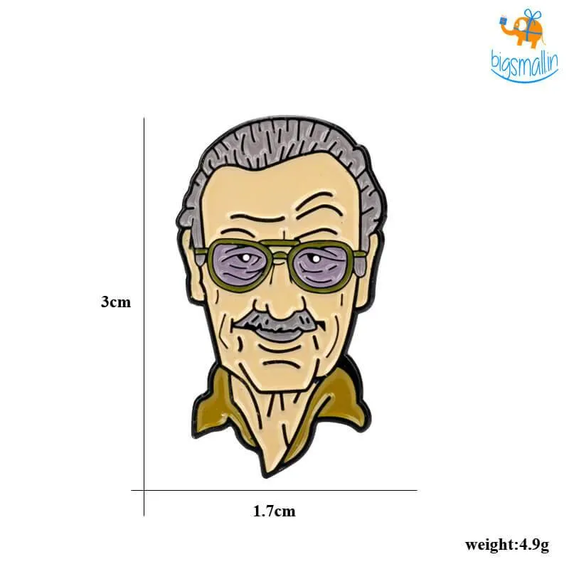 Stan Lee Lapel Pin