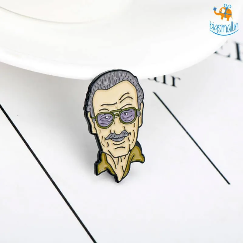 Stan Lee Lapel Pin
