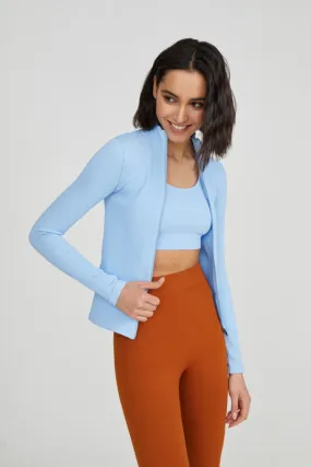 Tight-ribbed dry fit jacket