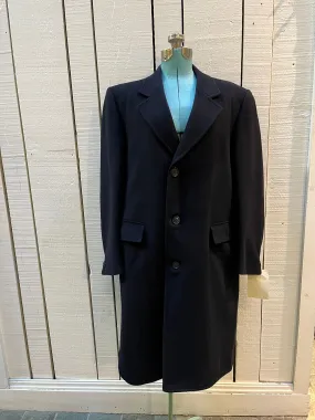 Vintage Leishman Grey Wool and Cashmere Blend Coat, Size 40 Canada