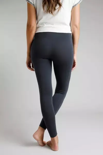 Weird Fish Louisa Stretch Leggings Washed Black