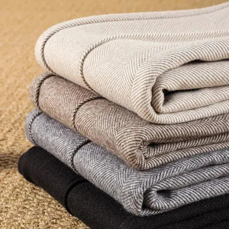 Women’s Wool Blend High Waist Business Casual Pants